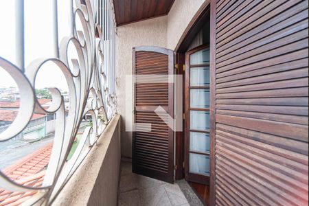 Varanda do Quarto 1 de casa à venda com 3 quartos, 271m² em Vila Linda, Santo André