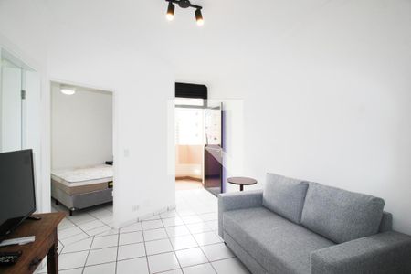 Sala de apartamento para alugar com 1 quarto, 43m² em Indianópolis, São Paulo