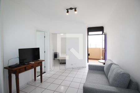 Sala de apartamento para alugar com 1 quarto, 43m² em Indianópolis, São Paulo