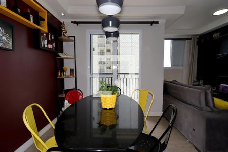 Sala de Jantar de apartamento à venda com 2 quartos, 59m² em Parque João Ramalho, Santo André