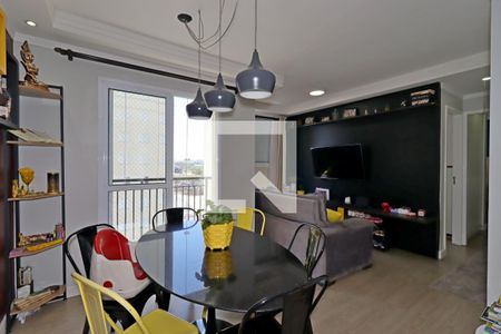 Sala de Jantar de apartamento à venda com 2 quartos, 59m² em Parque João Ramalho, Santo André