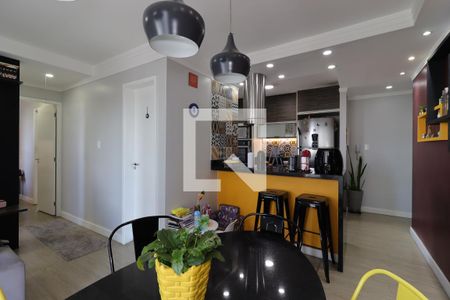 Sala de Jantar de apartamento à venda com 2 quartos, 59m² em Parque João Ramalho, Santo André