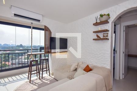 Sala de Tv de apartamento para alugar com 2 quartos, 42m² em Cidade Jardim, São Paulo