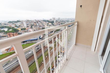 Varanda da Sala de apartamento para alugar com 1 quarto, 29m² em Vila Ré, São Paulo