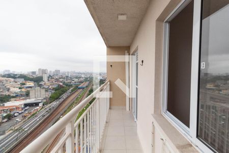 Varanda da Sala de apartamento para alugar com 1 quarto, 29m² em Vila Ré, São Paulo