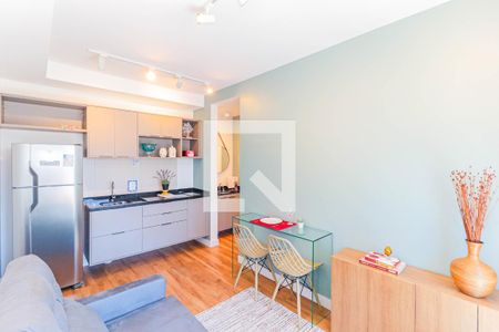 Sala de apartamento para alugar com 1 quarto, 31m² em Jardim das Acacias, São Paulo