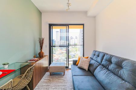 Sala de apartamento para alugar com 1 quarto, 31m² em Jardim das Acacias, São Paulo
