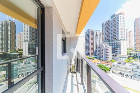 Varanda de apartamento para alugar com 1 quarto, 31m² em Jardim das Acacias, São Paulo