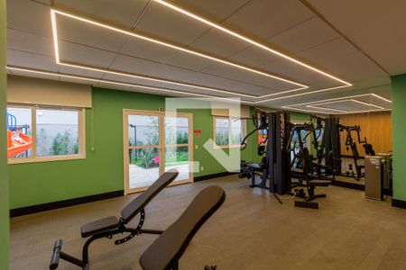 Apartamento para alugar com 26m², 1 quarto e sem vaga Apartamento para alugar com 26m², 1 quarto e sem vagaÁrea Comum - Academia