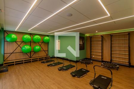 Apartamento para alugar com 26m², 1 quarto e sem vaga Apartamento para alugar com 26m², 1 quarto e sem vagaÁrea Comum - Academia