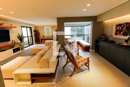 Sala 1 de apartamento à venda com 4 quartos, 197m² em Vila Andrade, São Paulo