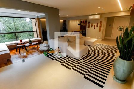 Sala 1 de apartamento à venda com 4 quartos, 197m² em Vila Andrade, São Paulo