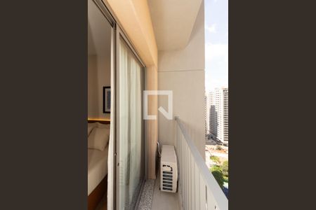 Studio à venda com 25m², 1 quarto e sem vagaVaranda