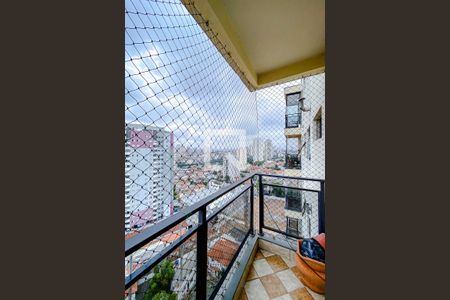 Varanda da Sala de apartamento à venda com 2 quartos, 64m² em Vila Bertioga, São Paulo