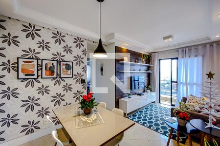 Sala de apartamento à venda com 2 quartos, 64m² em Vila Bertioga, São Paulo