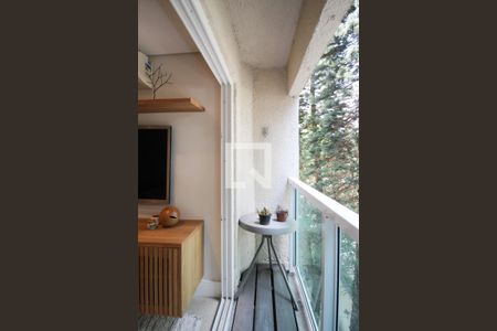 Varanda Sala de apartamento para alugar com 1 quarto, 40m² em Vila Nova Conceição, São Paulo