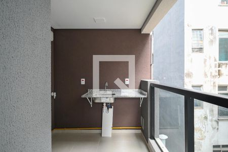 Varanda Sala de apartamento à venda com 2 quartos, 57m² em Aclimação, São Paulo