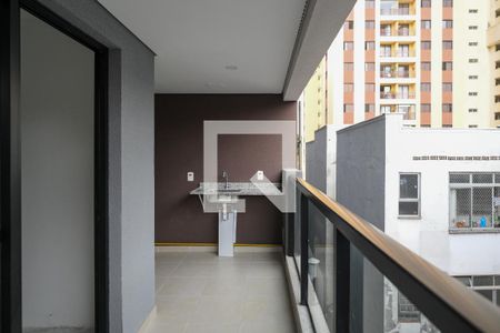 Varanda - Sala de apartamento à venda com 2 quartos, 57m² em Aclimação, São Paulo