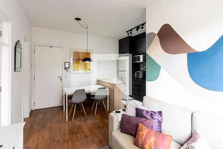 Sala de apartamento para alugar com 1 quarto, 33m² em Barra Funda, São Paulo