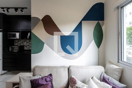 Sala de apartamento para alugar com 1 quarto, 33m² em Barra Funda, São Paulo