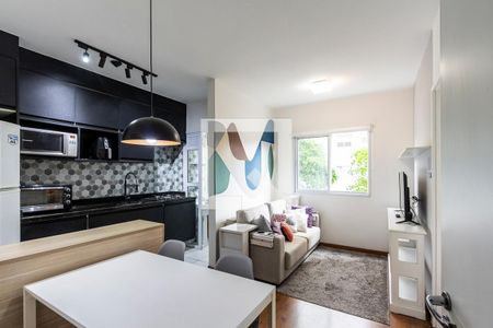 Sala de apartamento para alugar com 1 quarto, 33m² em Barra Funda, São Paulo