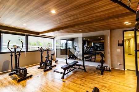 Apartamento para alugar com 55m², 2 quartos e 2 vagas Apartamento para alugar com 55m², 2 quartos e 2 vagasÁrea comum - Academia