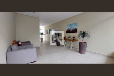 Apartamento à venda com 58m², 2 quartos e 2 vagasHall social