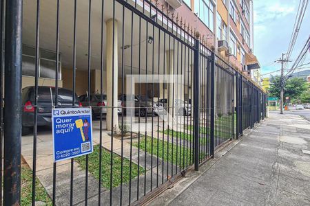 Apartamento para alugar com 42m², 1 quarto e sem vagaFachada e placa