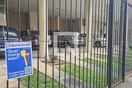 Apartamento para alugar com 42m², 1 quarto e sem vagaFachada e placa