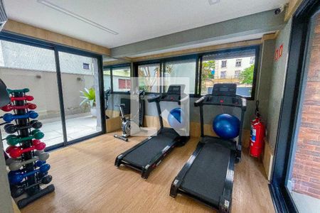 Apartamento para alugar com 44m², 1 quarto e sem vaga Apartamento para alugar com 44m², 1 quarto e sem vagaÁrea comum - Academia