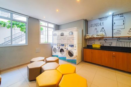 Apartamento para alugar com 34m², 2 quartos e 1 vagaLavanderia