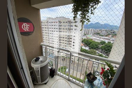 Varanda da Sala de apartamento à venda com 3 quartos, 65m² em Del Castilho, Rio de Janeiro