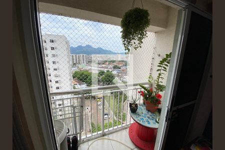 Varanda da Sala de apartamento à venda com 3 quartos, 65m² em Del Castilho, Rio de Janeiro