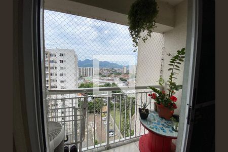 Varanda da Sala de apartamento à venda com 3 quartos, 65m² em Del Castilho, Rio de Janeiro