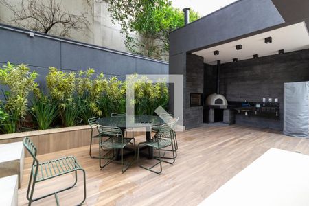 Studio para alugar com 28m², 1 quarto e sem vaga Studio para alugar com 28m², 1 quarto e sem vagaÁrea comum - Churrasqueira