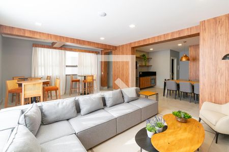 Apartamento à venda com 29m², 1 quarto e sem vaga Apartamento à venda com 29m², 1 quarto e sem vagaÁrea comum - Salão de festas