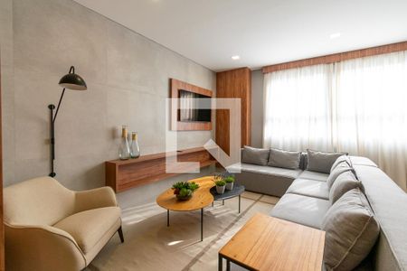 Apartamento à venda com 29m², 1 quarto e sem vaga Apartamento à venda com 29m², 1 quarto e sem vagaÁrea comum - Salão de festas