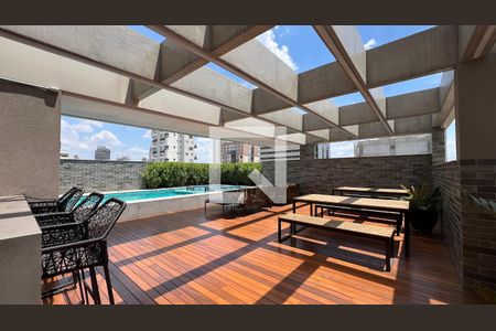 Apartamento para alugar com 37m², 1 quarto e 1 vagaChurrasqueira