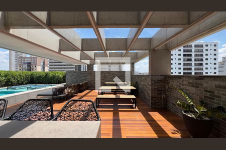 Apartamento para alugar com 37m², 1 quarto e 1 vagaChurrasqueira