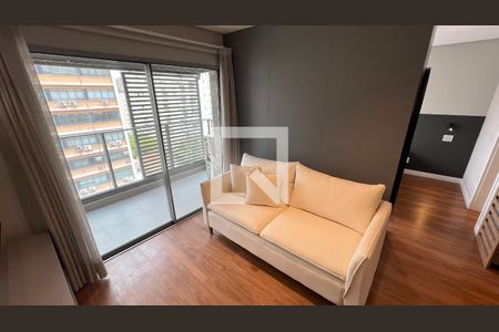 Sala de TV de apartamento para alugar com 1 quarto, 37m² em Jardim Paulista, São Paulo