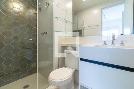 Apartamento à venda com 64m², 1 quarto e 2 vagas Apartamento à venda com 64m², 1 quarto e 2 vagasBanheiro da Suíte