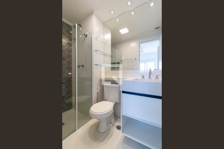 Apartamento à venda com 64m², 1 quarto e 2 vagas Apartamento à venda com 64m², 1 quarto e 2 vagasBanheiro da Suíte