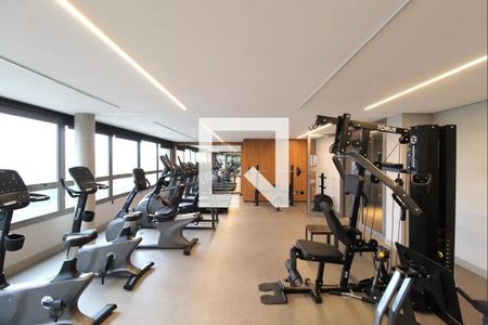 Apartamento para alugar com 45m², 1 quarto e 1 vaga Apartamento para alugar com 45m², 1 quarto e 1 vagaÁrea comum - Academia