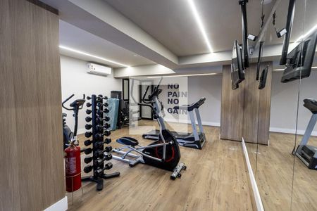 Studio à venda com 28m², 1 quarto e sem vaga Studio à venda com 28m², 1 quarto e sem vagaAcademia