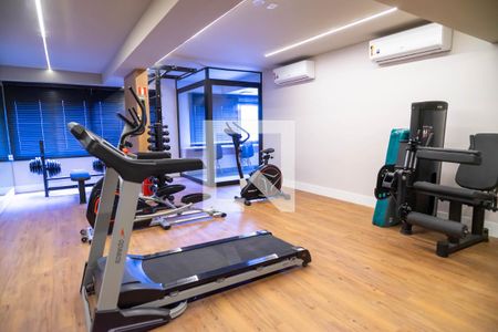 Studio à venda com 29m², 1 quarto e sem vaga Studio à venda com 29m², 1 quarto e sem vagaÁrea comum - Academia