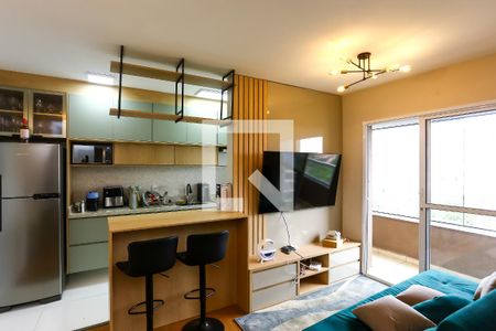 Sala de apartamento para alugar com 2 quartos, 46m² em Parque Assuncao, Taboão da Serra