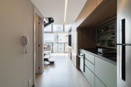 Studio à venda com 27m², 1 quarto e sem vagaCozinha