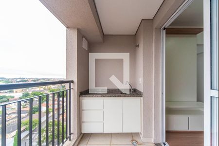 Varanda da Sala de apartamento para alugar com 3 quartos, 68m² em Vila Pires, Santo André