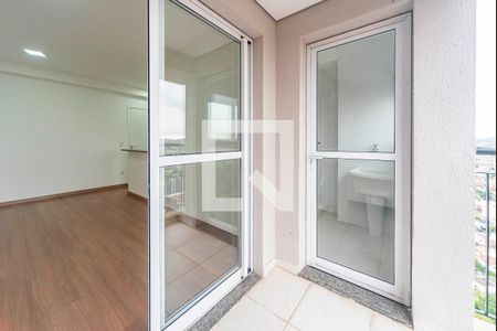 Varanda da Sala de apartamento para alugar com 3 quartos, 68m² em Vila Pires, Santo André