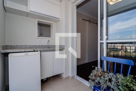 Varanda da Sala de apartamento para alugar com 2 quartos, 64m² em Jardim Parque Morumbi, São Paulo